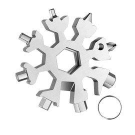Snowflake Multitool 20 in 1,Christmas Stocking Stuffer,Unique Gifts for Dad Men Women