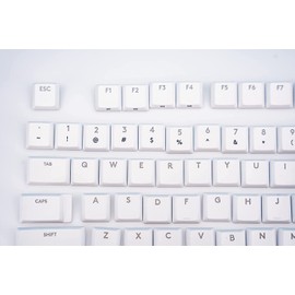 wj forG915 Full Set of 109/87 Keycaps Replacement G915/G913/G815/G813 TKL RGB Gaming Mechanical Keyboard (87 Keys White G915)