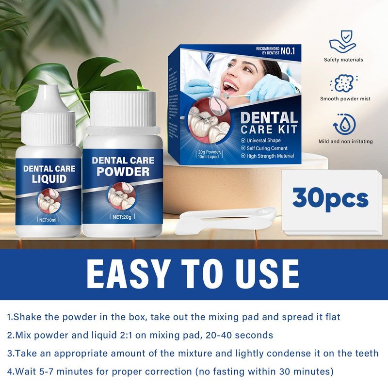 Tooth Filling Repair Kits, Temporary Tooth Repair Kit, for Broken