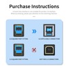 Kumiho USB C to USB B 3.0 Cable 30ft, High