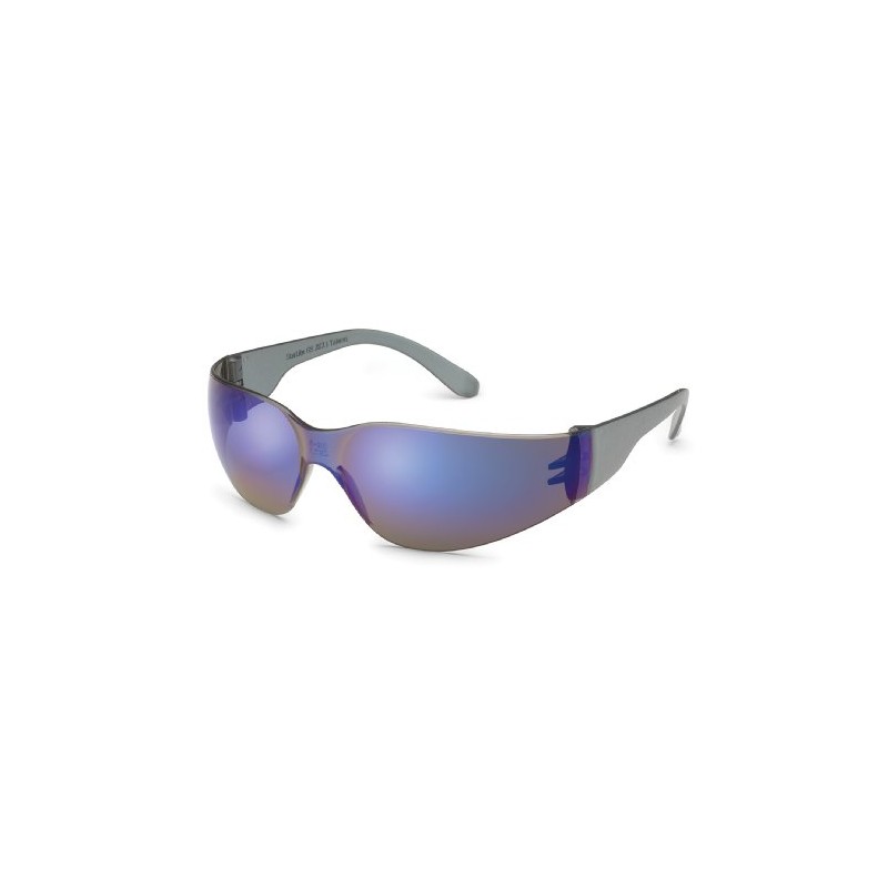 Gateway Safety 469M UL-Certified StarLite Safety Glasses, Blue Mirror Lens,