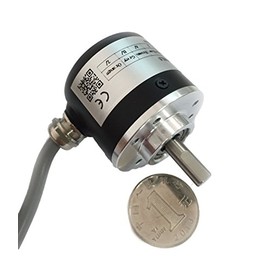 38mm Outer Diameter Solid Shaft Hollow Shaft Rotary Encoder with Different Resolutions (200PPR, Line driver with 5V)