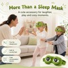 3D Frog Sleep Mask, Funny Frog Eye Mask for Sleeping,