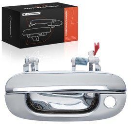 A-Premium Front Left Driver Side Exterior Door Handle with Keyhole Compatible with Dodge Ram 1500 1994-2001, Ram 2500 1994-2002, Ram 3500 1994-2002, Chrome, Replace# 55275023CH