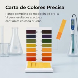 480 Tiras Reactivas de PH 1-14, Papel de Prueba de Álcali | Papel Tornasol Universal, Para Medir Agua, Orina, Saliva, Piscinas y Acuarios, Rango Ampli