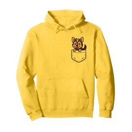 Cute Yorkie Puppy Pocket Pal Funny Yorkshire Terrier Lover Pullover Hoodie