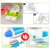 BEPSYOM 3 x tube squeezer with 3 self-closing toothpaste caps,
