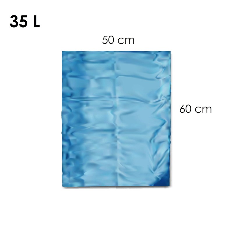 IDEA HOME - Pack of 20 LDPE Bin Bags, Rubbish