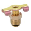 Milageto 3/8 Inch NPT Brass Drain Valve Air Compressor Drain