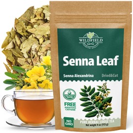 4 oz. Senna Leaf Senna Leaves Tea Bags Herbal Tea (Senna Alexandrina) - 113g Bags Hoja De Sen Hojas De Sen Para Te