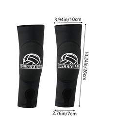 2 Pieces of Volleyball Training Equipment, Volleyball Accessories Including Volleyball Knee Brace Volleyball arm Cover, Volleyball Wrist Strap Protection pad for Youth Volleyball Training Equipment