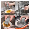 Multifunctional Pressing Cleaning Brush 2 in 1 Pressing Washing Up