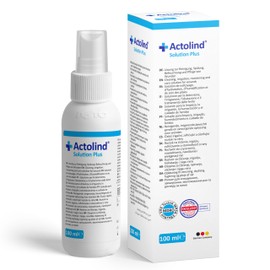 ACTOLIND Solution Plus Wound Rinse Solution I Cleansing, Rinsing and Moisturising Acute, Chronic and Infected Skin Wounds and Burns (100 ml) PZN: 17586961