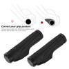 Mountain Bike Soft Handlebar Grips Bicycle Double Lock AntiSlip Rubber