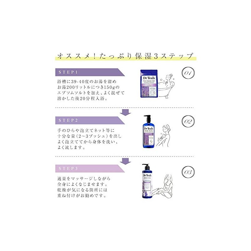 Dr Teal's Body Lotion Moisture plus Soothing Lavender, 16 fl
