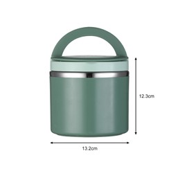 Food Flasks, 1L Portable Stainless Steel Vacuum Thermo Food Jar, Hot Food Containers, Food Flask with Handles, Reusable Insulated Food Container Soup Flask