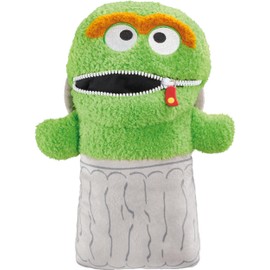 Oskar from the Bin, 29 cm: Plush Worry Eater Meets Sesame Street