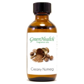 2 fl oz Creamy Nutmeg Fragrance Oil (Glass Bottle w/Cap) - GreenHealth