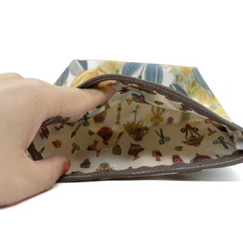 Porta cosméticos HUNGER estampado floral, funda de transporte, 14 patrones, (P11417013)