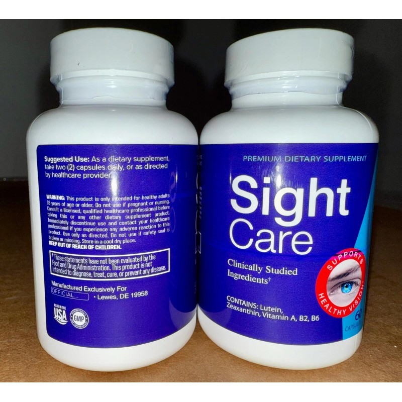 (5 Pack) New Sight Care- Eye Support- 300 Capsules Revolutionary