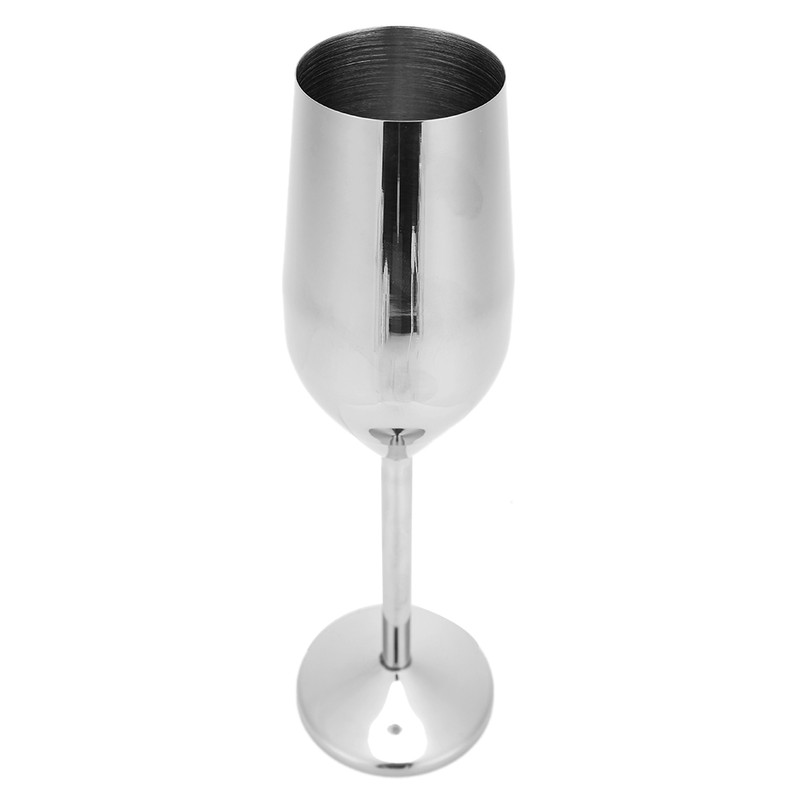 304 Stainless Steel Wine Goblet Champagne Glasses Drinking Cups 220ML
