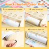 YOKUGO Kids Art Easel with Paper Roll Wooden Tabletop Paper