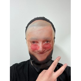 Palmer Tech Jimmy Savile Sheisty Ski Mask - Funny Celebrity Balaclava Gift Black