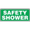 Accuform MFSD570XT Dura-Plastic Sign, Legend &quot;Safety Shower&quot;, 7&quot; Length x
