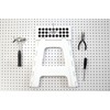 Kikkerland Rhino Tall Folding Step Stool, White