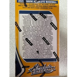2022 Panini Absolute Baseball Value Blaster Box - 1 Auto or Relic Per Box - 42 Trading Cards