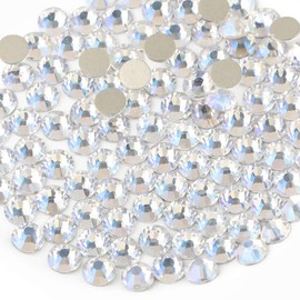 Beadsland 1440 pieces flat back rhinestones, nail crystals rhinestones for nails, blue moonlight, SS3 (1.3-1.4 mm)