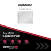 Safetech Hardware Polymer Gate Stop | Damage Protection Bumper Reduces
