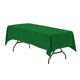 Mosley - Mantel Varios Colores para Mesa de Banquetes, Eventos y hogar Rectangular, Cuadrados o Redondos (Verde, Rectangulo 300x150 cm)