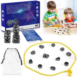 MXKJ-IU Juego De Ajedrez Magnético, Juego De Mesa para 2, Juego Familiar para Niños Y Adultos, Adecuado para Viajes De Fiesta (Cordón)