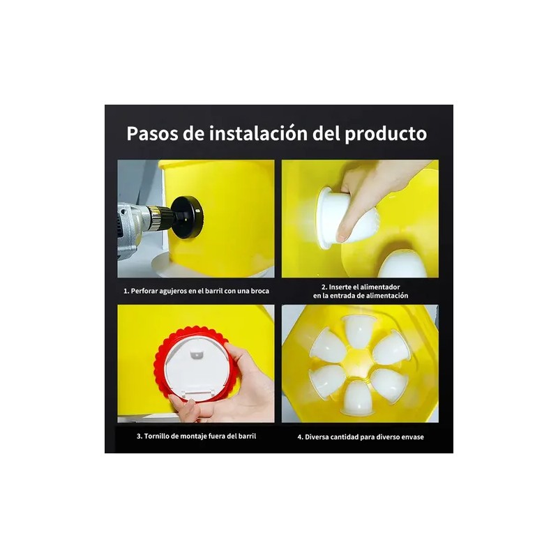 Comederos Automático Para Pollos ,gallo,codorniz, 6 Piezas