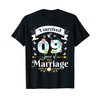 I Survived 9 Years of Marriage Nineth Wedding Anniversary T-Shirt