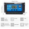 Y&H 30A 12V/24V Solar Charge Controller Solar Panel Controller Intelligent