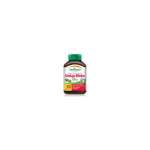 Jamieson Ginkgo Biloba Bonus Pack 90 Caplets
