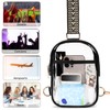 Bolsa Transparente 3 Bolsillos, Crossbody Mujer Transparente,Bolsa Transparente Para Mujer,