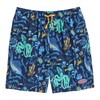 vineyard vines Boys' Standard Printed Chappy Swim Trunks, Underwater Navy