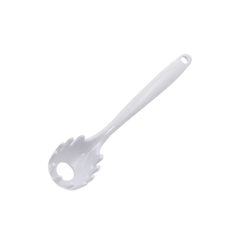 Chef Craft Basic Melamine Spaghetti/Pasta Fork, 11 inch, White