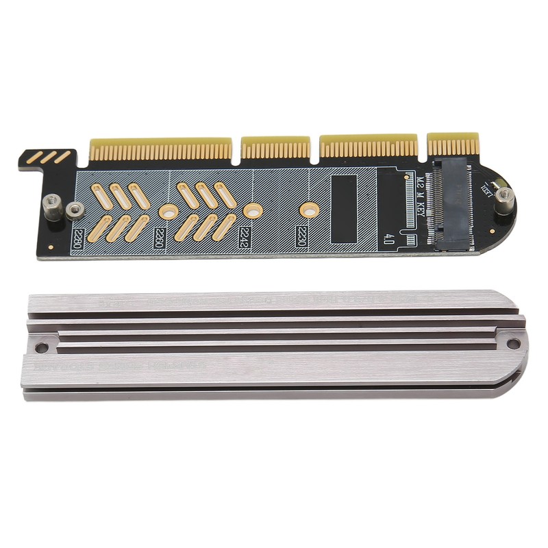 M.2 NVMe SSD to PCIe Adapter PCIe 4.0 Aluminium Alloy