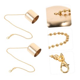 Zerodeko 2pcs Brass Lampshade Oil Lamp Snuffer Putting Out Extinguish Cap Tiki Torch Replacement Snuffer Flame Snuffer Wick Snuffer Safely Torch Head Snuffer Lamp Shade Set Candle