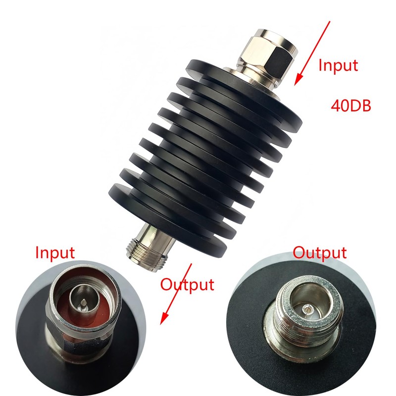 BECEN 50 W N RF Fixed Attenuator 3 GHz Connection