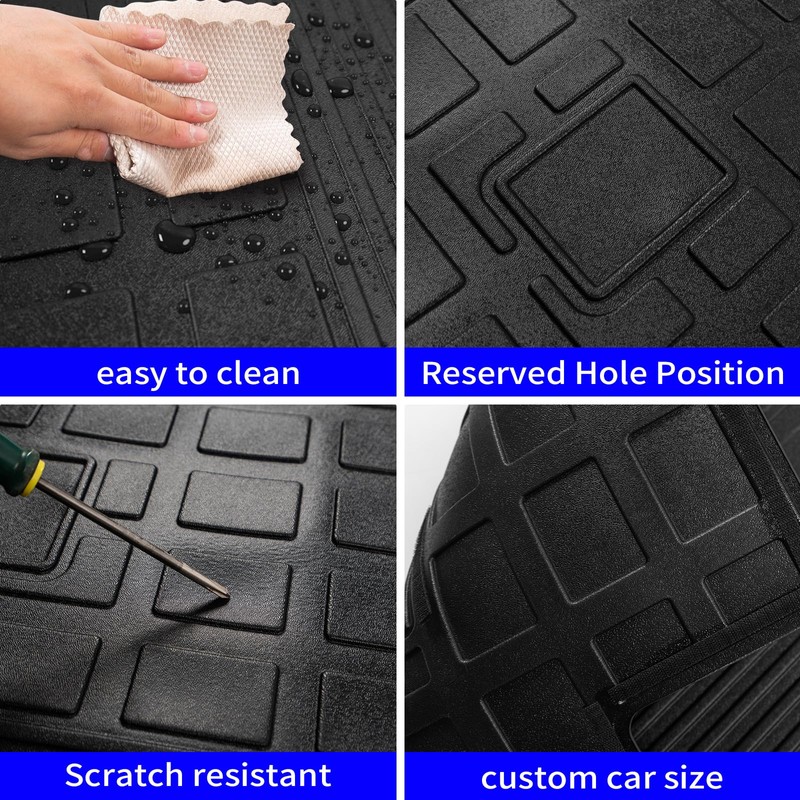 Rongtaod Cargo Mat Compatible with 2019-2023 Jeep Cherokee Cargo Liner