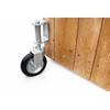 Tech Team #00884 8-Inch Spring-Loaded Gate Caster – Heavy Duty