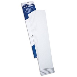 Eastwood Contour 6 Pack 2.75 X 16.5 Psa Sandpaper 80 Grit Abrasive Paper Sheets for Automotive Sanding