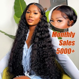 Wiggins Wig Loose Deep Wave Lace Front Wigs Human Hair 4x7 Ready To Go Glueless Wigs Human Hair Pre Plucked Loose Deep Wave Human Hair Wig Pre Cut Lace Pre Bleached Glueless Wigs For Women 14 Inch