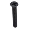 Pack of 50 M3 Countersunk Screws DIN 965 Black Galvanised