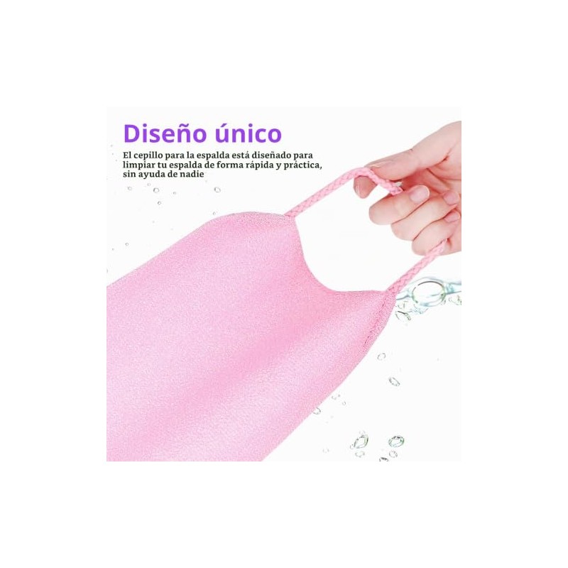 FOMIYES 4 Piezas Toallas Exfoliantes para Ducha Paños para Lavado